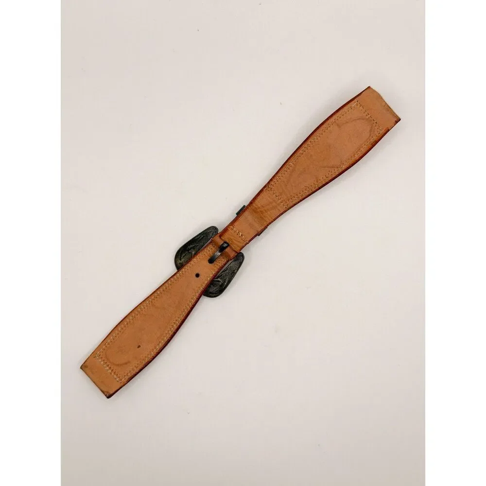 Rare Western Sterling Silver Belt Buckle Watch Band
